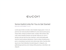 Tablet Screenshot of eucori.net